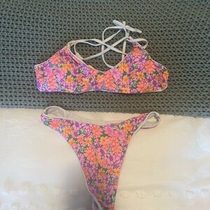 Amazon Pink Floral Bikini
